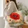 Sunset Poppy and Wildflower Keepsake for Summer Garden Days and Mother’s Day Gifts Quilted Tote Bag - 3