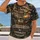American Buck Wilderness Scene for Rustic Outdoor Leisure and Hunting Camp Style All-over Print Unisex T-shirt - 2