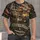 American Buck Wilderness Scene for Rustic Outdoor Leisure and Hunting Camp Style All-over Print Unisex T-shirt - 1