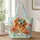 Golden Retriever with Poppies for Summer Garden Days and Gifts for Dog Lovers Quilted Tote Bag - 1
