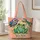 Colorful Frog, Owl & Dragonfly Garden Companions for Nature Lovers and Birthday Gifting Quilted Tote Bag - 1