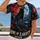 Howling Wolf Beneath Blood Moon for Wilderness Nights and Free-Spirited Outdoor Style All-over Print Unisex T-shirt - 2