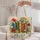 Colorful Botanical Books for Reading Days and Library Visits for Book Lovers Quilted Tote Bag - 5