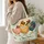 Colorful Chicken Trio with Sunglasses for Summer Outings and Nature Gifts for Her Quilted Tote Bag - 3