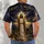 Radiant Christ Among Golden Mountains for Faithful Worship and Daily Devotion All-over Print Unisex T-shirt - 4