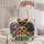 Four Sunglass-Wearing Dogs With Tropical Flowers For Sunny-Day Style And Pet Lovers Quilted Tote Bag - 5