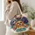 Four Sunglass-Wearing Dogs With Tropical Flowers For Sunny-Day Style And Pet Lovers Quilted Tote Bag - 3
