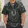 Norse Shield and Misty Forest Armor for Medieval Fantasy Adventures All-over Print Unisex T-shirt - 6