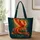 Rising Phoenix, Books And Teacup For Fantasy Reading And Book Club Gifts Quilted Tote Bag - 1