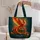 Rising Phoenix, Books And Teacup For Fantasy Reading And Book Club Gifts Quilted Tote Bag - 5