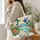 Tropical Hummingbirds and Island Lagoon for Summer Nature Lovers and Garden Gifts Quilted Tote Bag - 3