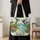 Tropical Hummingbirds and Island Lagoon for Summer Nature Lovers and Garden Gifts Quilted Tote Bag - 4
