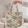 Watercolor Flower Books for Garden Reading Days and Thoughtful Gifts for Bookish Teachers Quilted Tote Bag - 5