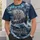 Viking Longship in Stormy Arctic Seas for Norse Mythology Fans All-over Print Unisex T-shirt - 6