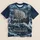 Viking Longship in Stormy Arctic Seas for Norse Mythology Fans All-over Print Unisex T-shirt - 5