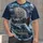 Viking Longship in Stormy Arctic Seas for Norse Mythology Fans All-over Print Unisex T-shirt - 1