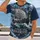 Viking Longship in Stormy Arctic Seas for Norse Mythology Fans All-over Print Unisex T-shirt - 2