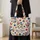 Patriotic Wildflowers and Stars for Fourth of July Celebrations and Summer Style Quilted Tote Bag - 4