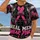 Pink Ribbon Football Helmet for October Game Day Cancer Awareness Events and Fans All-over Print Unisex T-shirt - 2