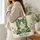 Colorful Folk Art Cat and Patchwork Quilt Motifs for Everyday Cat Lovers Quilted Tote Bag - 3