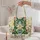 Colorful Folk Art Cat and Patchwork Quilt Motifs for Everyday Cat Lovers Quilted Tote Bag - 5