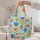 Colorful Rainbow Paw Prints for Summer Pet Lovers and Animal-Loving Women Quilted Tote Bag - 5