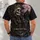 Gothic Skull King Moonlit Castle Scene for Halloween Nights and Dark Fantasy Fans All-over Print Unisex T-shirt - 4
