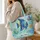 Colorful Tropical Reef Fish and Coral for Coastal Summer Beach Days and Fishing Lovers Quilted Tote Bag - 3