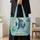 Colorful Tropical Reef Fish and Coral for Coastal Summer Beach Days and Fishing Lovers Quilted Tote Bag - 4