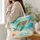 Sea Turtle Ocean Shoreline for Beach Holidays and Summer Adventures for Ocean Lovers Quilted Tote Bag - 3