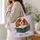 Cavalier Spaniel Reading a Book for Cozy Library Days and Thoughtful Pet Lovers Gift Quilted Tote Bag - 3