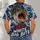 Explosive Bass Fishing Waters for Patriotic Anglers and Summer Lake Adventures Outdoors All-over Print Unisex T-shirt - 4