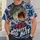 Explosive Bass Fishing Waters for Patriotic Anglers and Summer Lake Adventures Outdoors All-over Print Unisex T-shirt - 6
