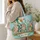 Colorful Patchwork Goose Family for Farmhouse Living and Animal Lover Gift Giving Quilted Tote Bag - 3