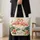Coral Flamingos and Tropical Flowers for Summer Holidays and Beach Days Quilted Tote Bag - 4