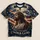 Jesus Cross and Flag Faith Scene for Patriotic Worship and Everyday Devotion All-over Print Unisex T-shirt - 5