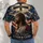 Jesus Cross and Flag Faith Scene for Patriotic Worship and Everyday Devotion All-over Print Unisex T-shirt - 4