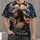 Jesus Cross and Flag Faith Scene for Patriotic Worship and Everyday Devotion All-over Print Unisex T-shirt - 1