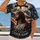 Jesus Cross and Flag Faith Scene for Patriotic Worship and Everyday Devotion All-over Print Unisex T-shirt - 2