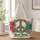 Floral Peace Sign Boho Style for Festivals and Everyday Gifts for Her Quilted Tote Bag - 1