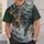 Deer And Bass Wilderness Scene For Fishing And Hunting Adventures All-over Print Unisex T-shirt - 6