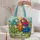 Colorful Sheep and Wildflowers for Summer Market Days and Farm Visits Quilted Tote Bag - 5