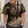Bearded Biblical Portrait With Thorn Crown And Radiant Cross For Faithful Everyday Wear All-over Print Unisex T-shirt - 6