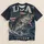Largemouth Bass And Vintage Flag For Fishing Trips And Outdoor Adventures All-over Print Unisex T-shirt - 5