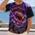 Haunted Football Stadium And Jack-O’-Lanterns For Spooky Game Night Gatherings All-over Print Unisex T-shirt - 2