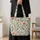 Colorful Wildflower Garden Florals for Spring Gardening and Nature Loving Women Quilted Tote Bag - 4