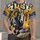 Charging Ram Football Sunset Scene for Halloween Game Day and West Coast Fans All-over Print Unisex T-shirt - 1