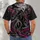 Hooded Grim Reaper And Pink Ribbons For Courage-Focused Everyday Wear And Halloween All-over Print Unisex T-shirt - 4