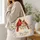 Red Cardinal Pair With Spring Blossoms For Garden Lovers And Mother's Day Gifting Mom Quilted Tote Bag - 3
