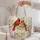 Red Cardinal Pair With Spring Blossoms For Garden Lovers And Mother's Day Gifting Mom Quilted Tote Bag - 5
